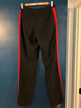 Black Boss By Hugo Boss Trouser with Red Stripe Sz 6